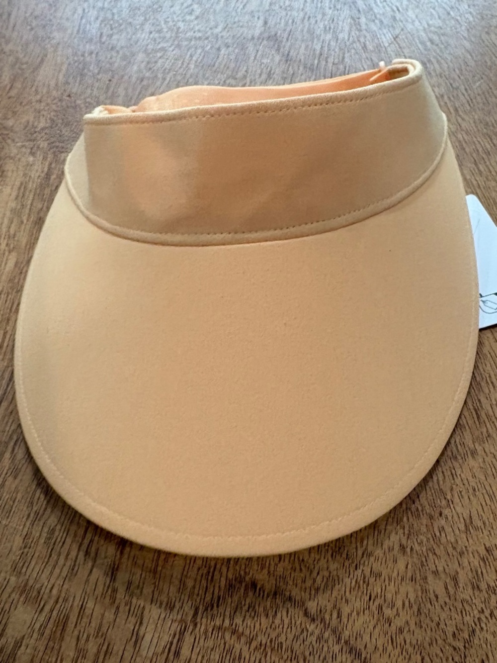 Lululemon Fast paced Wide Band Run Visor Rock Melon